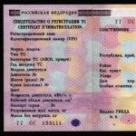 Паспорт транспортного средства (ПТС) и Свидетельство о регистрации транспортного средства (СТС)